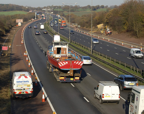 Folkeston Belle on the M6 near Wigan