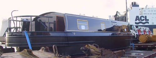 Liverpool Boats wideboat at Antwerp